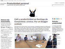 Tablet Screenshot of productividadpersonal.es